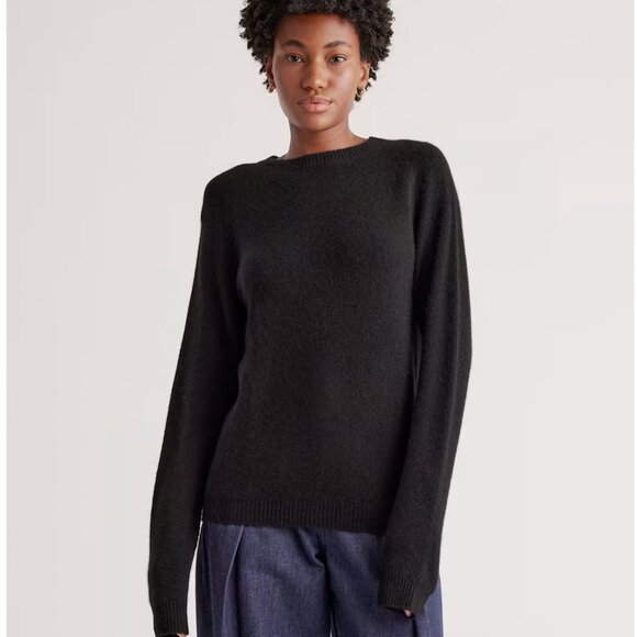 Quince Sweaters - Quince Black Wool Sweater Medium NWT